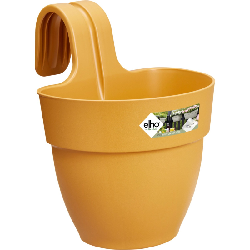 elho Květináč Vibia Campana Easy Hanger S medově žlutý, pr. 24 x 27 cm