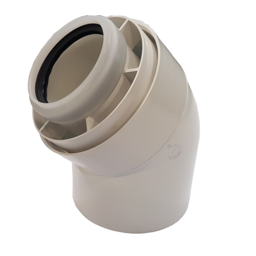 Koleno koaxiální PPs/Al DN 80/125 45°
