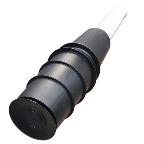 Komínek koaxiální DN 80/125 černý