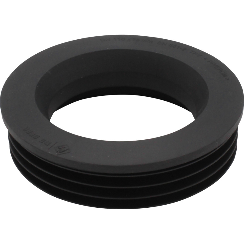 KÖRO Pryžová redukce na napojení odpadu DN110 x 75 mm