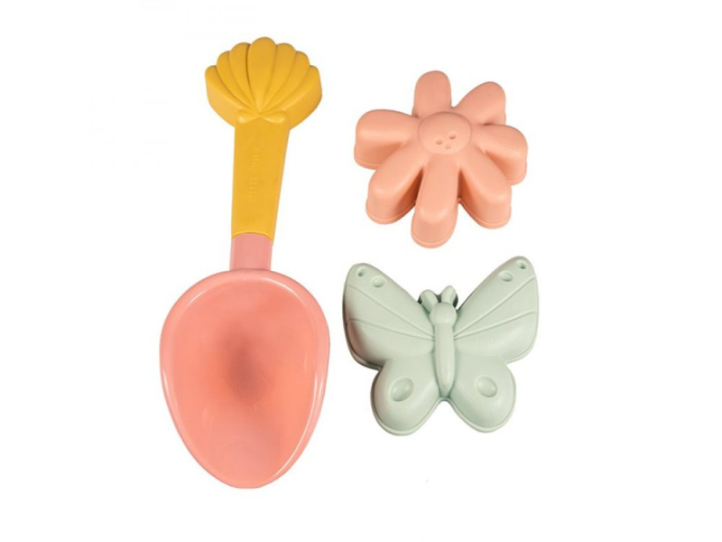 Little Dutch Sada na písek 3 ks Květiny a motýli