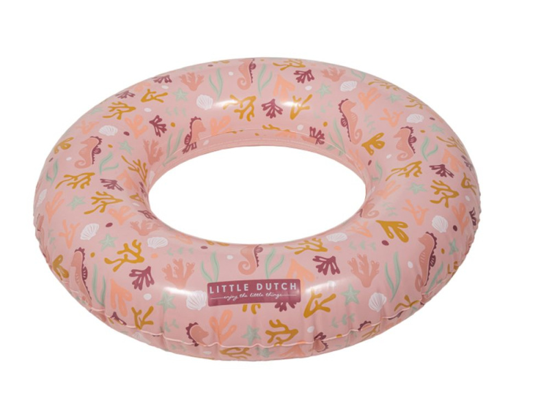 Little Dutch Ocean Dreams Swim Ring Pink nafukovací kruh 3 y+ 1 ks