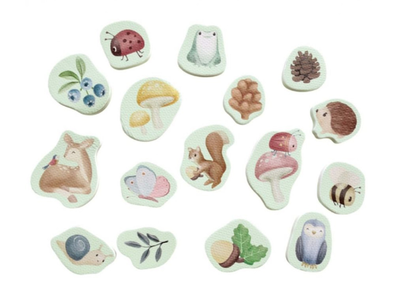 Penové samolepky Forest Friends