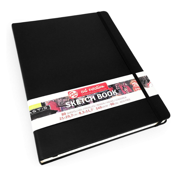 Skicák Sketch Book (140g/m2, 80 listů) A4 černý