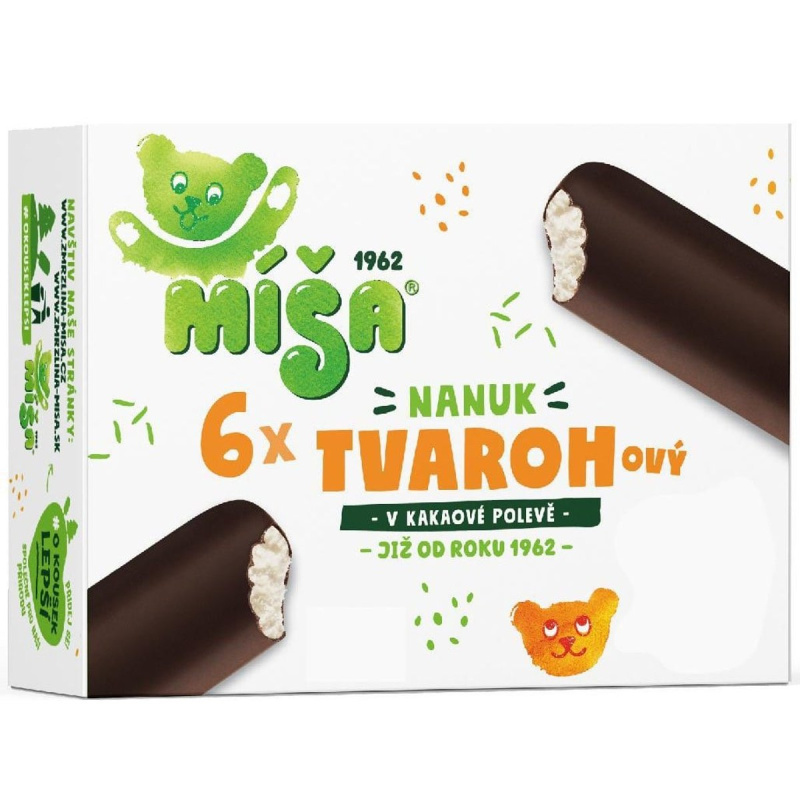 Míša Multipack tvarohových nanuků (6×45 ml)