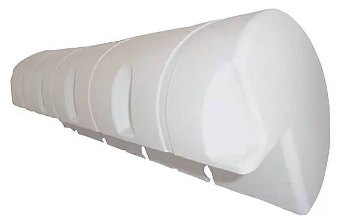 Molový blatník Talamex / 24 x 110 x 24 cm / PVC / bílá Varianta: ivi1