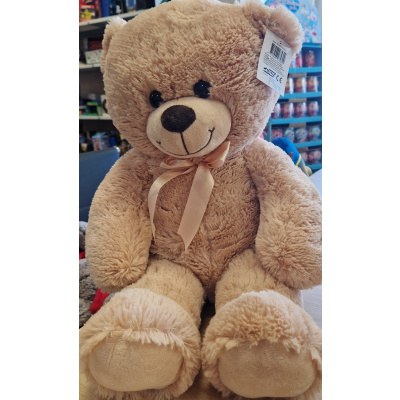 plyšový medvěd béžový 60 cm