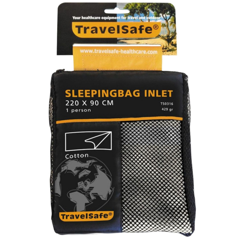 TravelSafe Bavlněná Vložka do Spacího Pytle, obálka