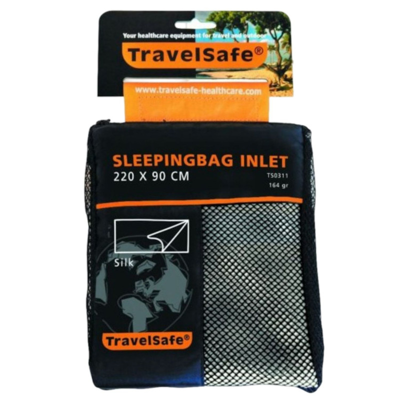 TravelSafe Hedvábná Vložka do spacáku, obálka