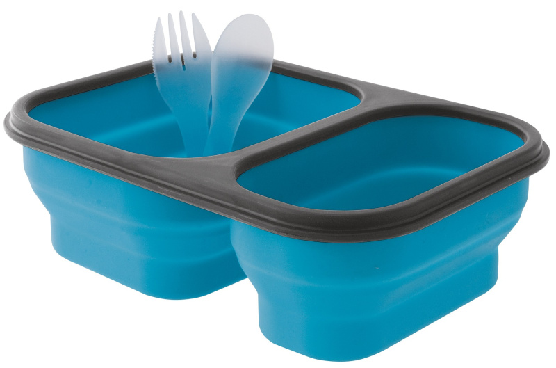 Eurotrail Skládací box dělený Barva: Zelená