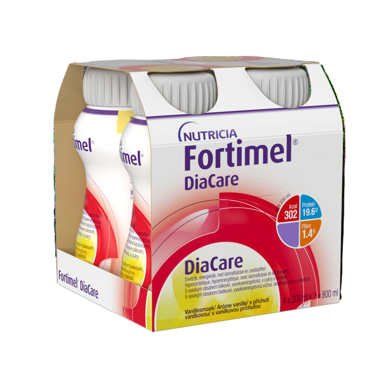 FORTIMEL DiaCare s příchutí vanilka 4 x 200 ml