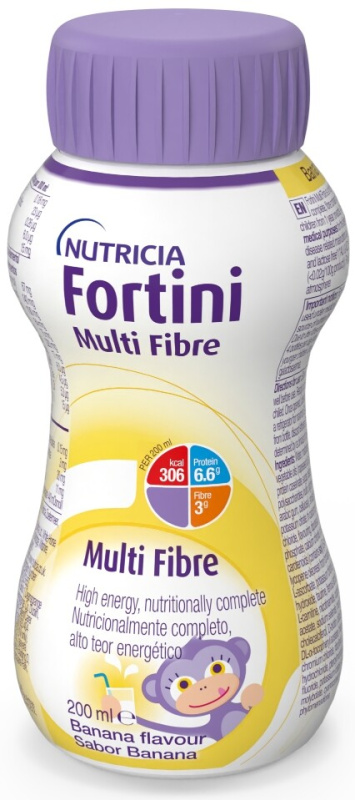 FORTINI Pro děti s vlákninou banánová příchuť 200ml