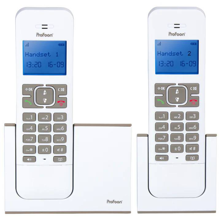 Domácí telefon Profoon PDX-8420TE / LCD displej / doba hovoru 10 h Varianta: ivi3
