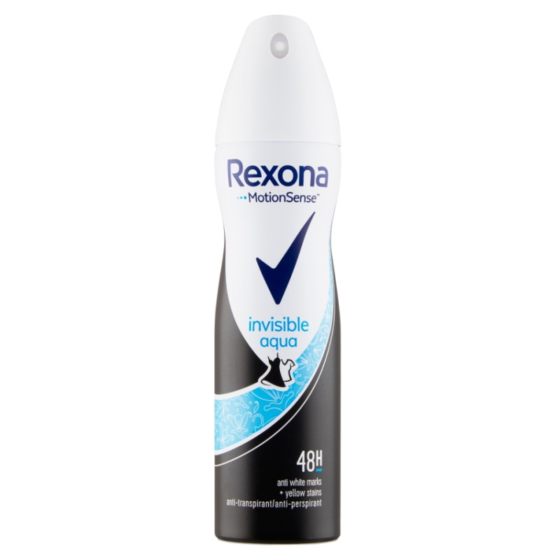 Rexona Invisible Aqua antiperspirant ve spreji 150 ml