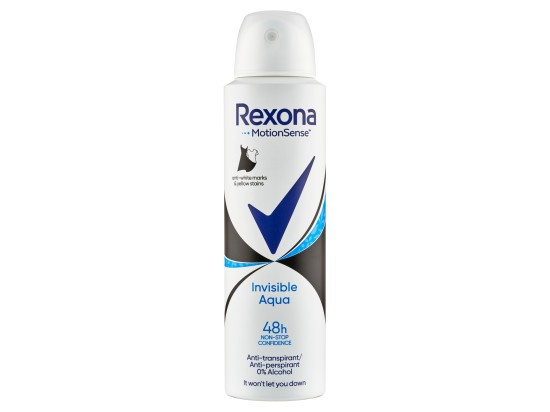 Rexona Invisible Aqua antiperspirant ve spreji 150 ml