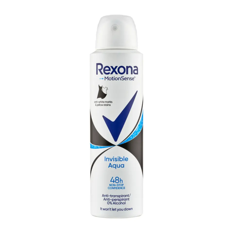 Rexona Invisible Aqua antiperspirant ve spreji 150 ml