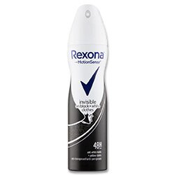 Rexona Invisible on Black + White Clothes Antiperspirant antiperspirant ve spreji (48h) 150 ml