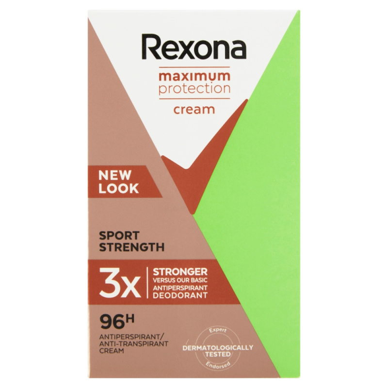 Rexona Maximum Protection Sport Strength krémový antiperspirant 45 ml