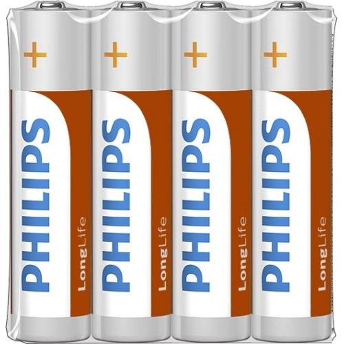 Baterie Philips Longlife 4 ks AAA R03 1,5V