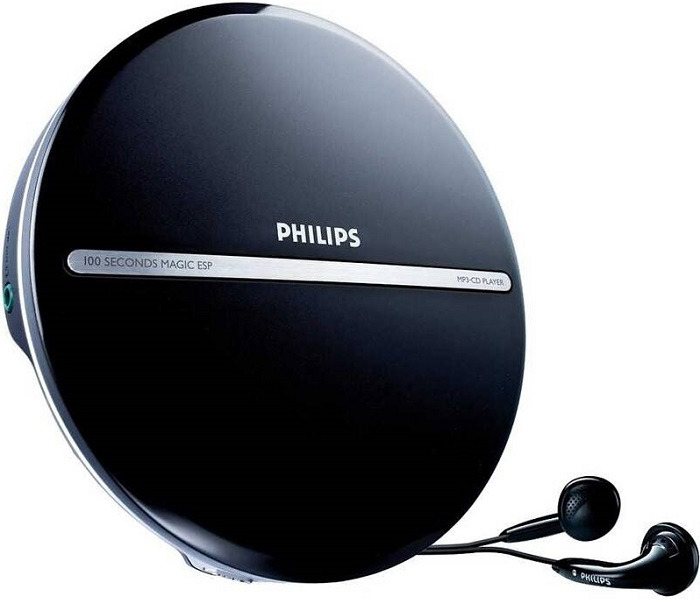 Discman Philips EXP2546 / 8 mW / 3,5mm Jack / černá Varianta: ivi1