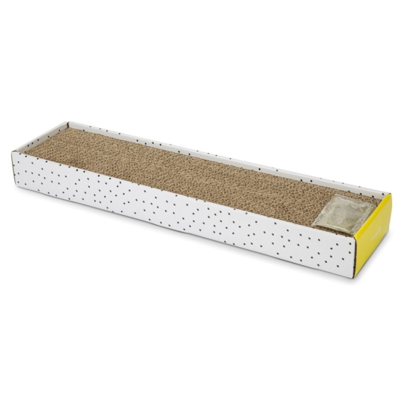 Beeztees Škrabadlo pro kočky kartonové PULA 47x12,5x4,5cm