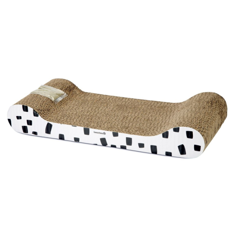 Beeztees Škrabadlo pro kočky kartonové SOFA 49x22x7,5cm