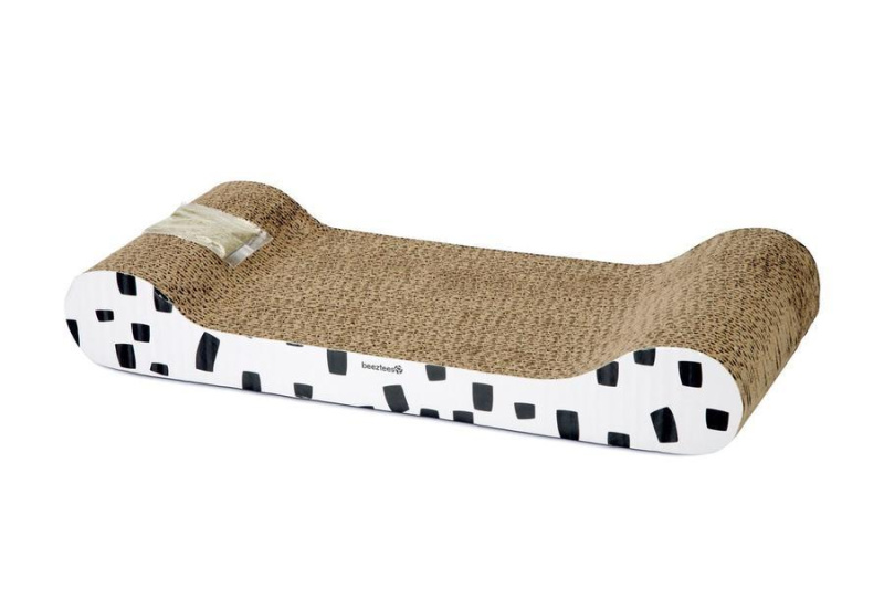 Beeztees Škrabadlo pro kočky kartonové SOFA 49x22x7,5cm