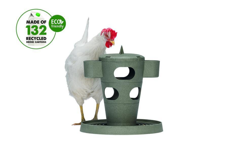 Beeztees Snack Tower Krmítko pro drůbež šedé 32,5 cm