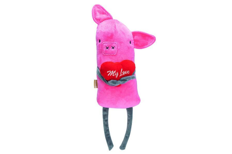 Beeztees Plyšová hračka pro psy Zamilované prasátko 45 cm