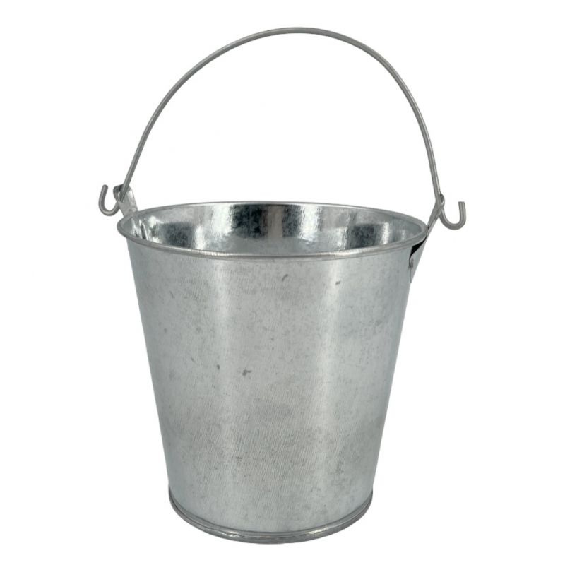 Kovová miniatura kyblík 11,5x10,5cm (1ks)