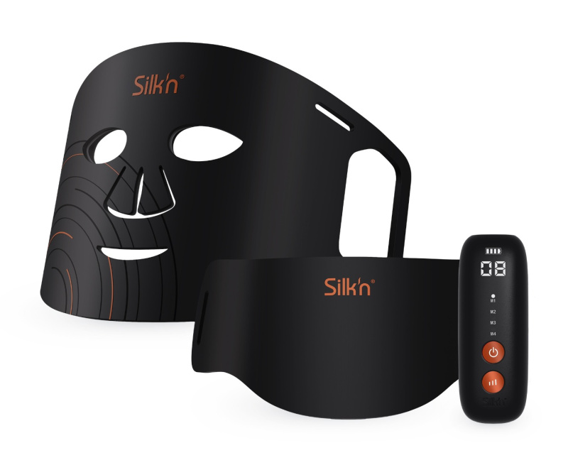 Silk'n Dual LED Set ošetřující LED maska na obličej a krk 1 ks
