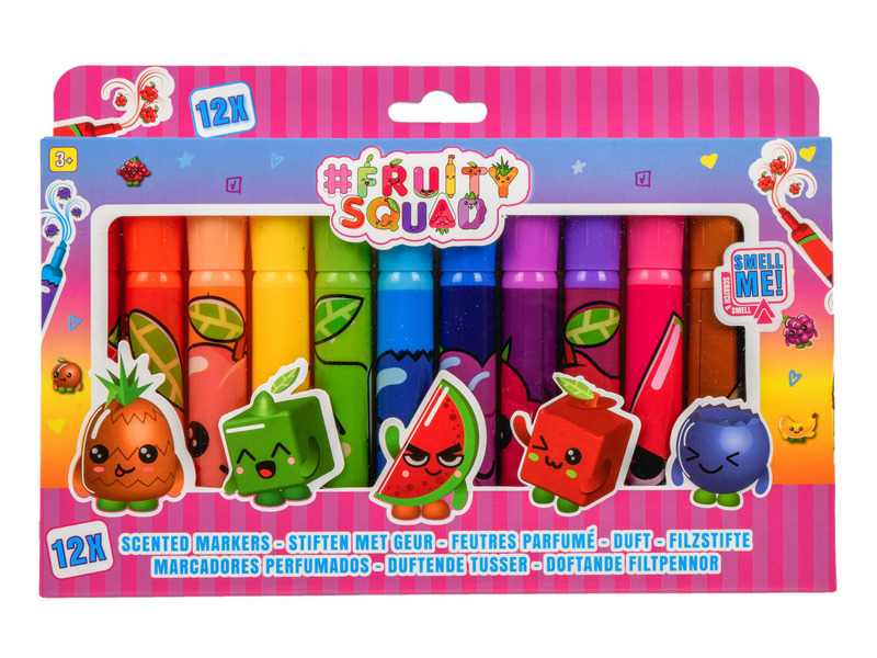 Fruity Squad voňavé fixy 12 ks