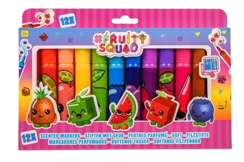 Fruity Squad voňavé fixy 12 ks