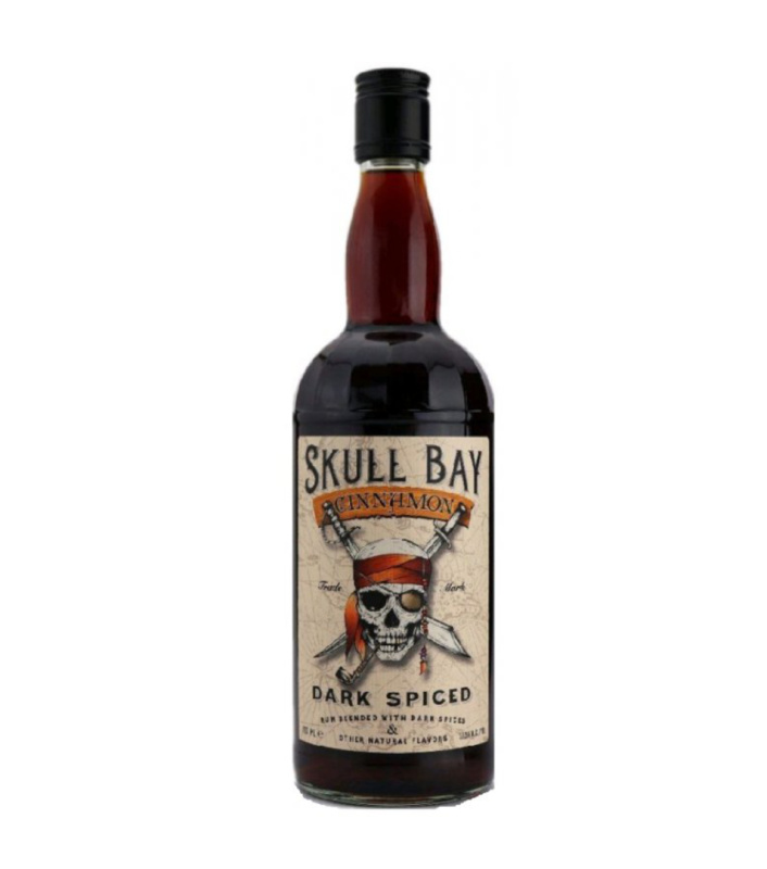 Skull Bay Dark Cinnamon 37,5% 0,7l (holá lahev)