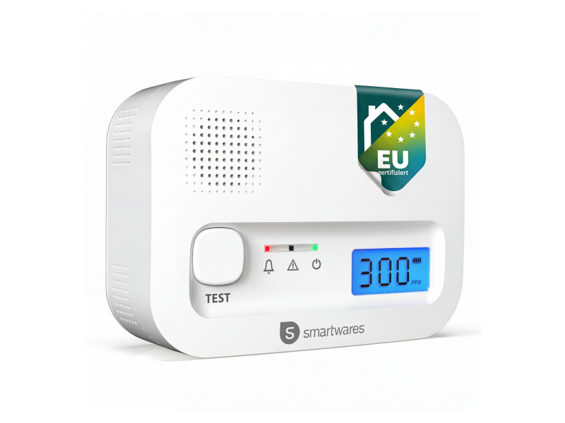 Smartwares Detektor oxidu uhelnatého Fga-13041, s LCD displejem