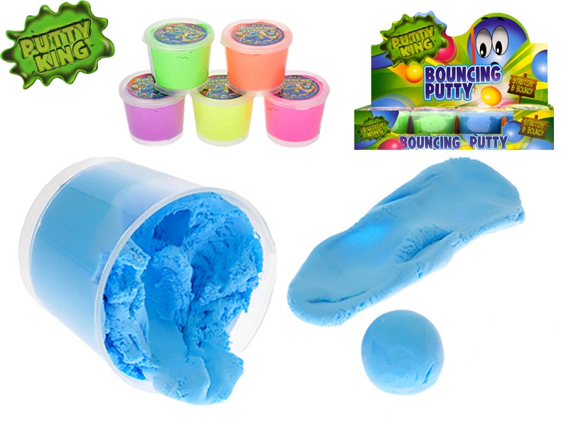 Mikro Trading Hopík/skákající hmota 35g 6 barev v kelímku