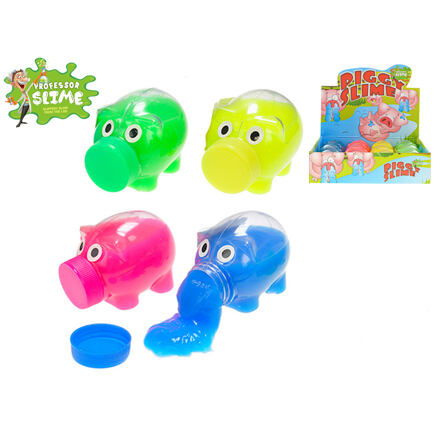 Mikro Professor Slime sliz prasátko 9cm, 4 barvy