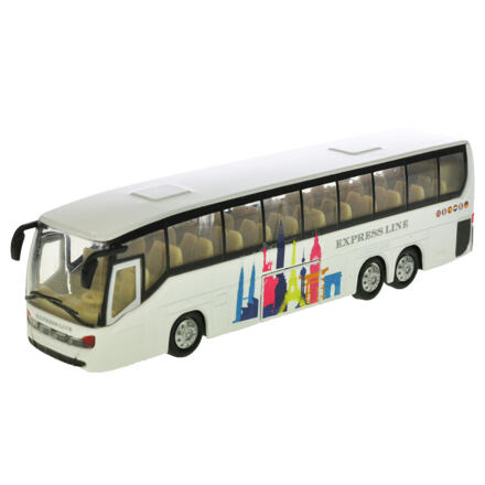 Kids Globe Autobus na zpětný chod na baterie se světlem a zvukem, více druhů