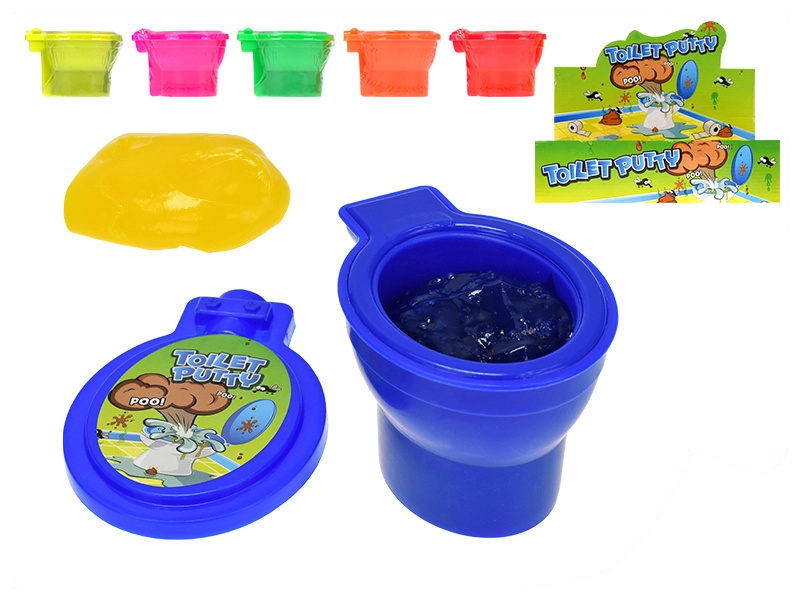 Profesor Slime toaleta se slizem – neonové barvy