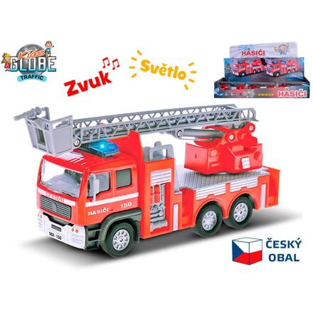Kids Globe Hasiči CZ 14cm kov