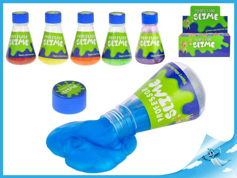 Mikro Trading Professor Slime sliz s kovovým leskem v laboratorní láhvi