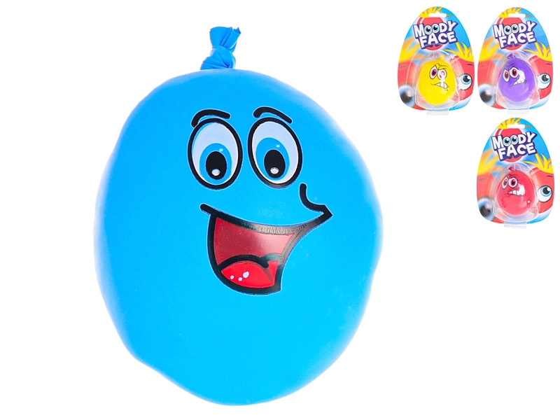 Tvarovací antistresový míček s obličejem 7 cm