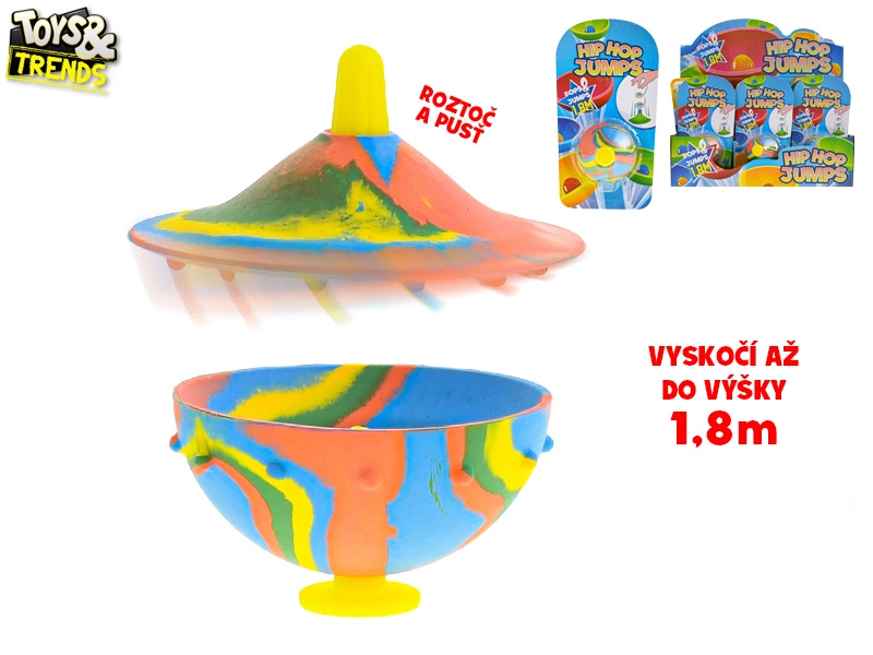 Skákající hračka Hip Hop – zábavná skákací hůlka do ruky
