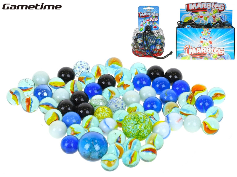 Skleněné kuličky Gametime v síťce 500 g