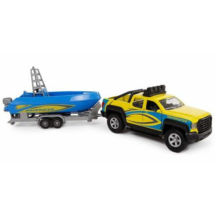 Kids Globe Tahač s lodí kov 27cm
