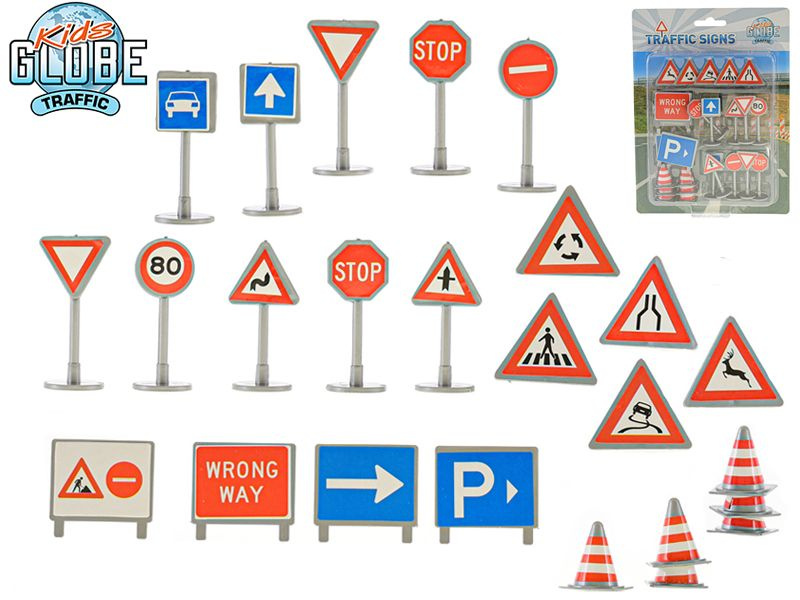 Mikro Kids Globe Traffic dopravní značení 25ks