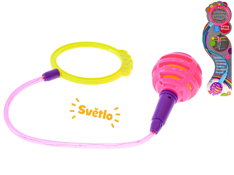 Svítící skákací hračka Hip Hop 80 cm pro děti