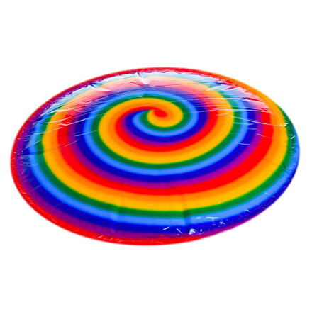 MIKRO TRAIDING Sun Fun nafukovací frisbee 60cm duhové
