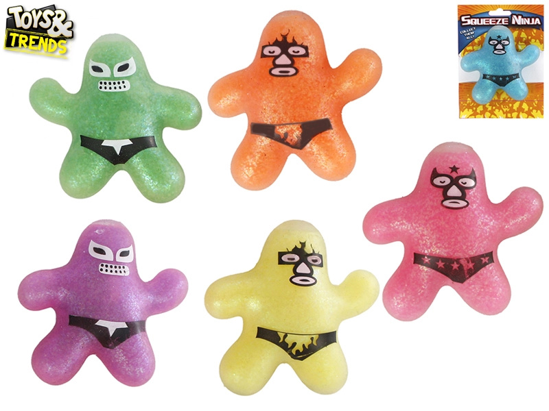 Strečový ninja bojovník TOYS& TRENDS 11 cm