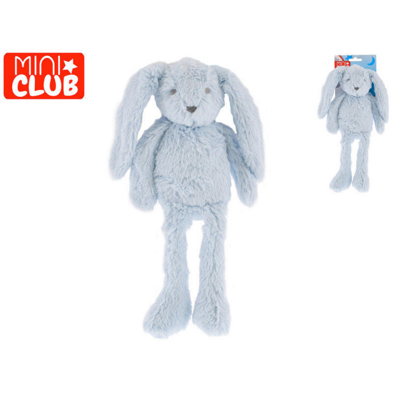 Mini Club zajíček modrý dlouhé nohy 37 cm